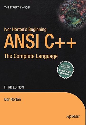 ivor horton s beginning ansi c++: the complete language 3/ed. i