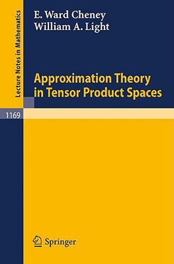 approximation theory in tensor product spaces (en Inglés)