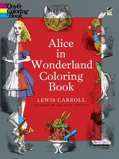 alice in wonderland coloring book (in English)