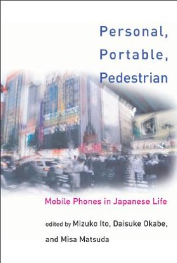 personal, portable, pedestrian,mobile phones in japanese life