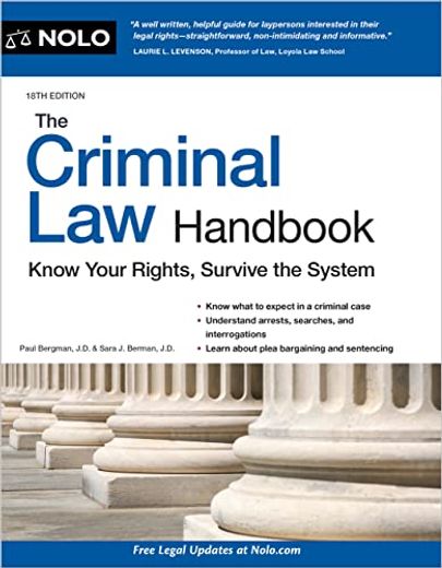 Criminal law Handbook, The: Know Your Rights, Survive the System (en Inglés)