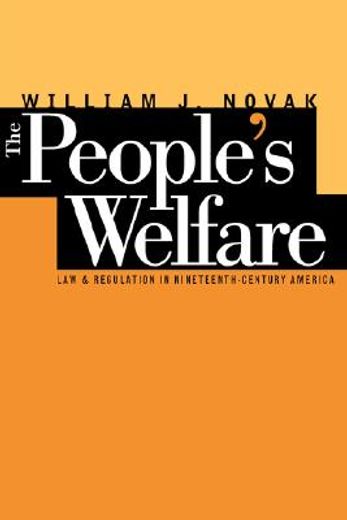 the people´s welfare,law and regulation in nineteenth-century america