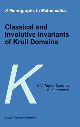 classical and involutive invariants of krull domains (en Inglés)