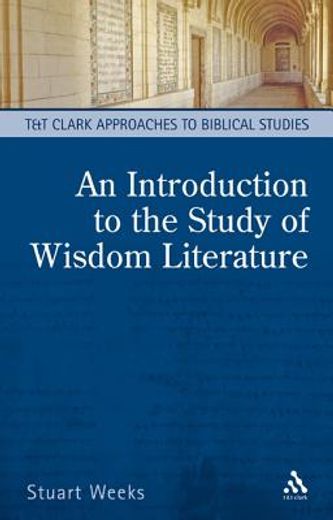 introduction to the study of wisdom literature