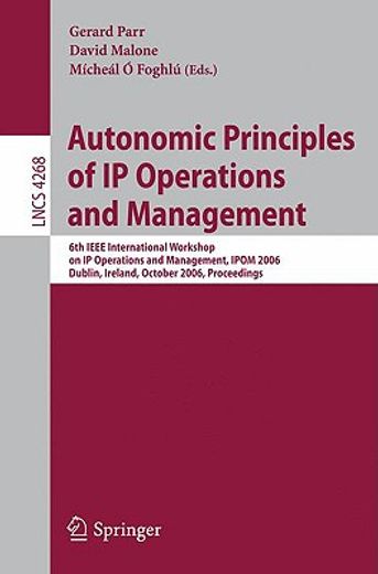 autonomic principles of ip operations and management (en Inglés)