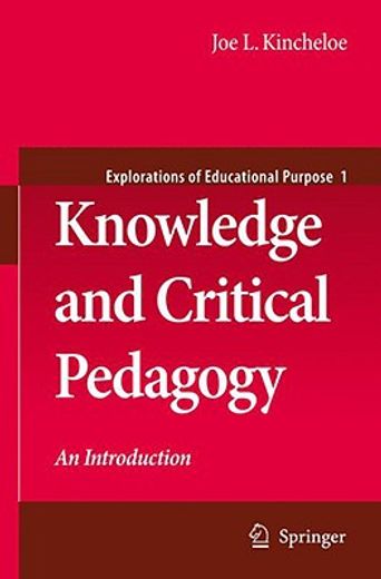 knowledge and critical pedagogy,an introduction