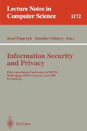information security and privacy (in English)