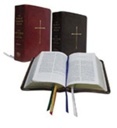 the book of common prayer/nrsv bible,new revised standard version bible with the apocrypha, red bonded leather (in English)