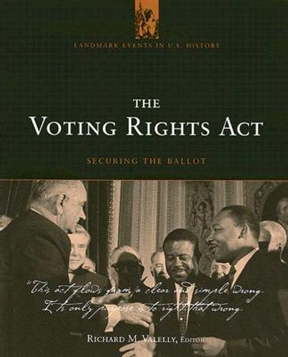 the voting rights act,securing the ballot