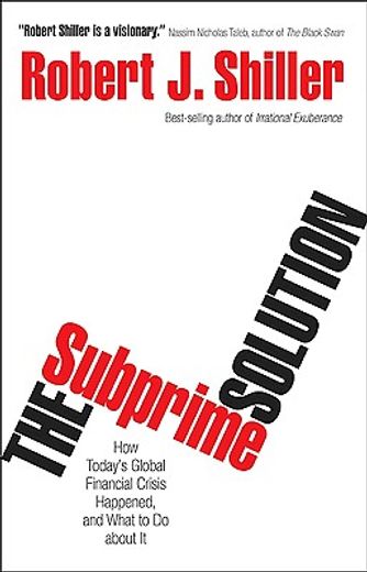 the subprime solution,how today´s global financial crisis happened, and what to do about it