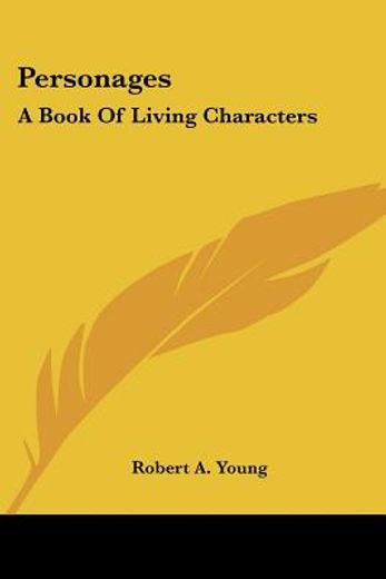 personages: a book of living characters