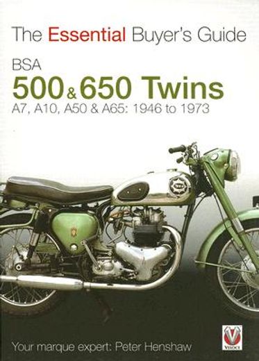BSA 500 & 650 Twins: The Essential Buyer's Guide (en Inglés)