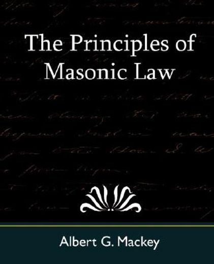principles of masonic law