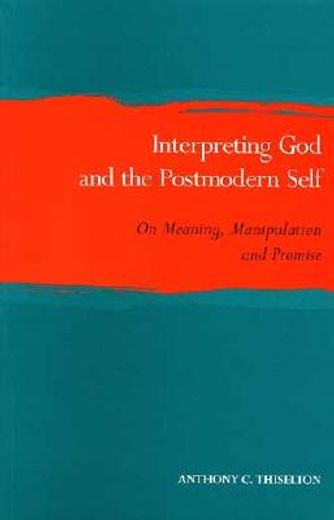 interpreting god and the postmodern self,on meaning, manipulation and promise (en Inglés)