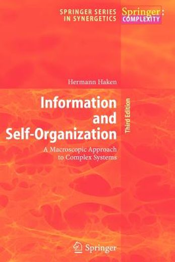 information and self-organization,a macroscopic approach to complex systems