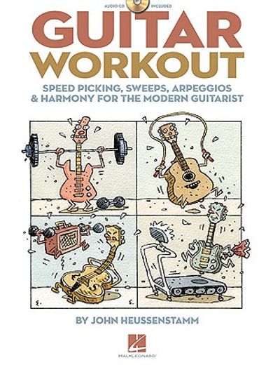 Guitar Workout Speed Picking, Sweeps, Arpeggios & Harmony for the Modern Guitarist Book/Online Audio [With CD (Audio)]