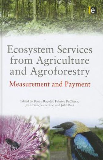ecosystem services from agriculture and agroforestry,measurement and payment