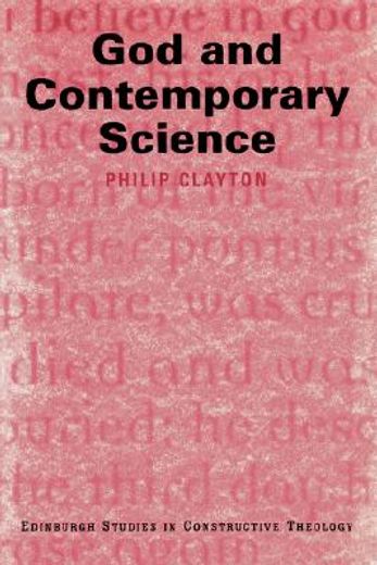 god and contemporary science (en Inglés)