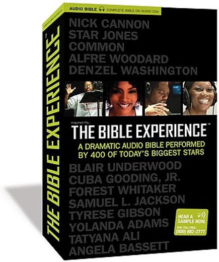inspired by . . . the bible experience,the complete bible (en Inglés)