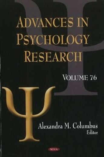 advances in psychology research