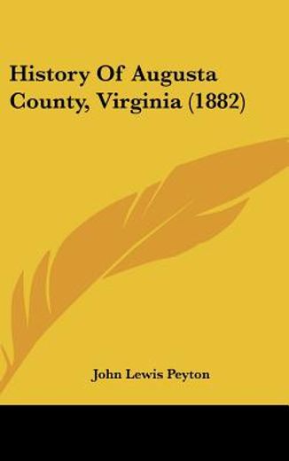 history of augusta county, virginia