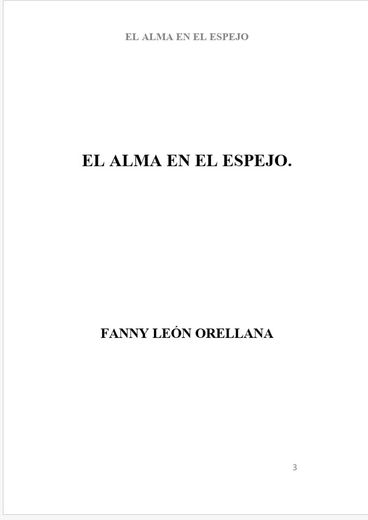 El Alma en el Espejo (in Spanish)