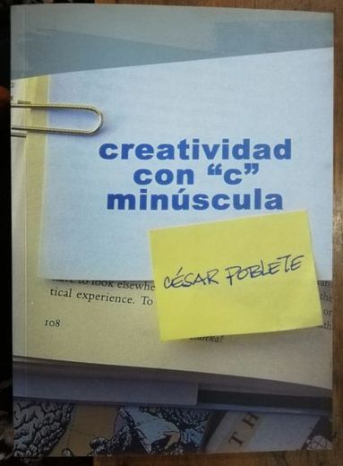 Creatividad con c Min? Scula (in Spanish)