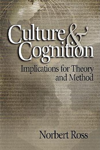 culture and cognition,implications for theory and method