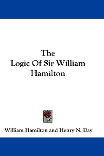 the logic of sir william hamilton