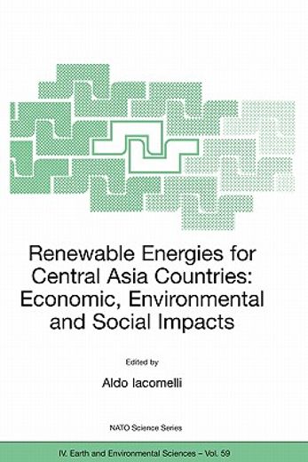 renewable energies for central asia countries: economic, environmental and social impacts (en Inglés)