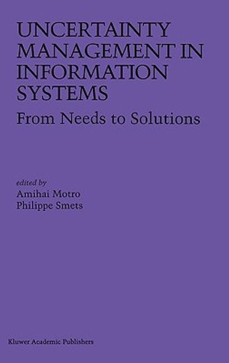 uncertainty management in information systems (en Inglés)