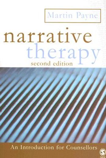 narrative therapy,a introduction for counsellors