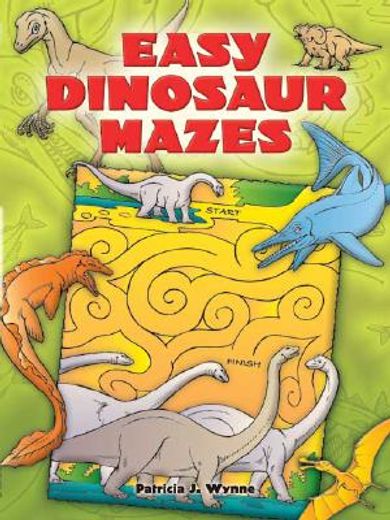 easy dinosaur mazes (en Inglés)