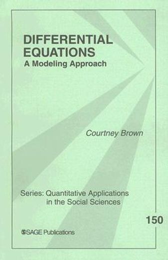 differential equations,a modeling approach