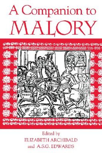 A Companion to Malory (37) (Arthurian Studies) 