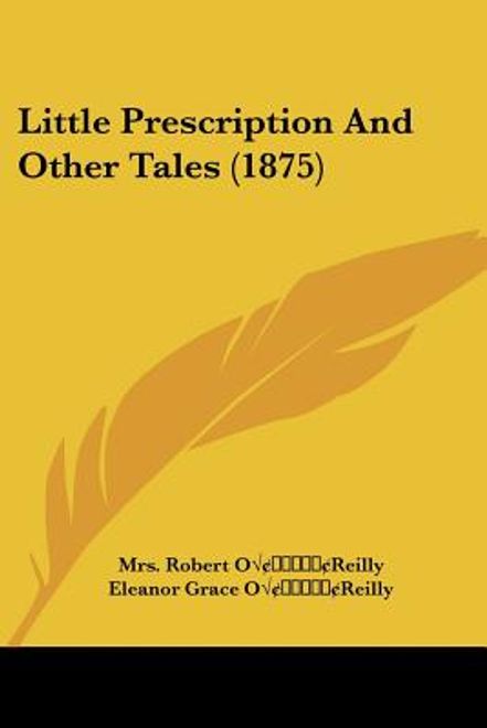 portada little prescription and other tales (1875) (en Inglés)