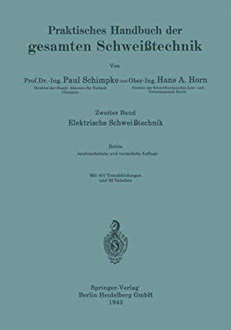 portada Elektrische Schweißtechnik (en Alemán)