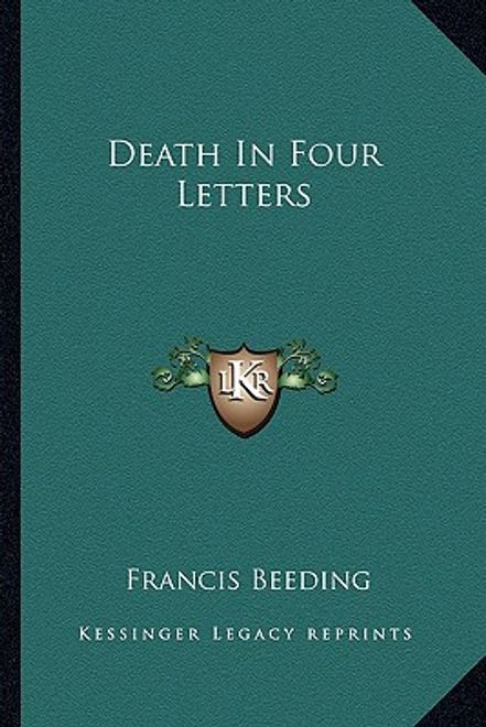 death in four letters (en Inglés) portada death in four letters (en Inglés)