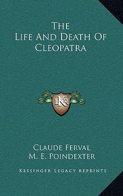 portada the life and death of cleopatra (en Inglés)