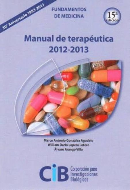 Manual De Terapeutica 2012 - 2013 15Ed portada Manual De Terapeutica 2012 - 2013 15Ed