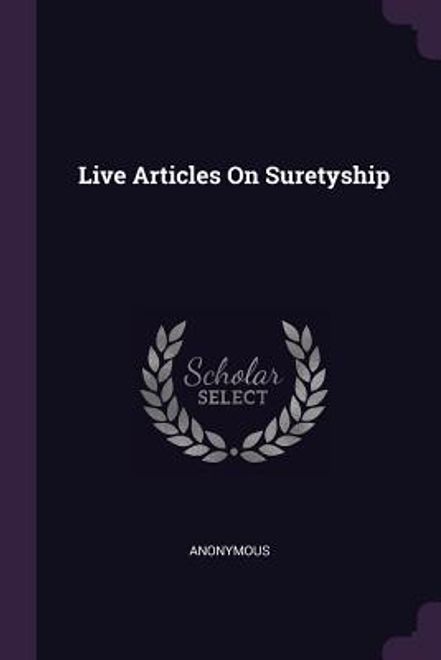 Live Articles On Suretyship (en Inglés) portada Live Articles On Suretyship (en Inglés)