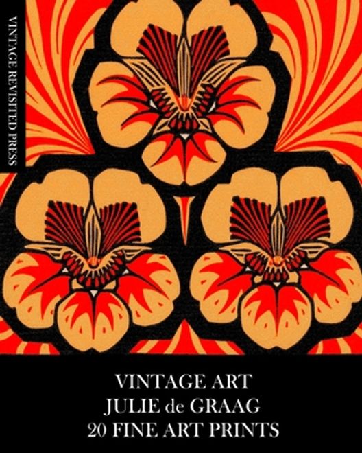 portada Vintage Art: Julie de Graag 20 Fine Art Prints: Ephemera for Framing, Home Decor, Collage, Decoupage and Junk Journals